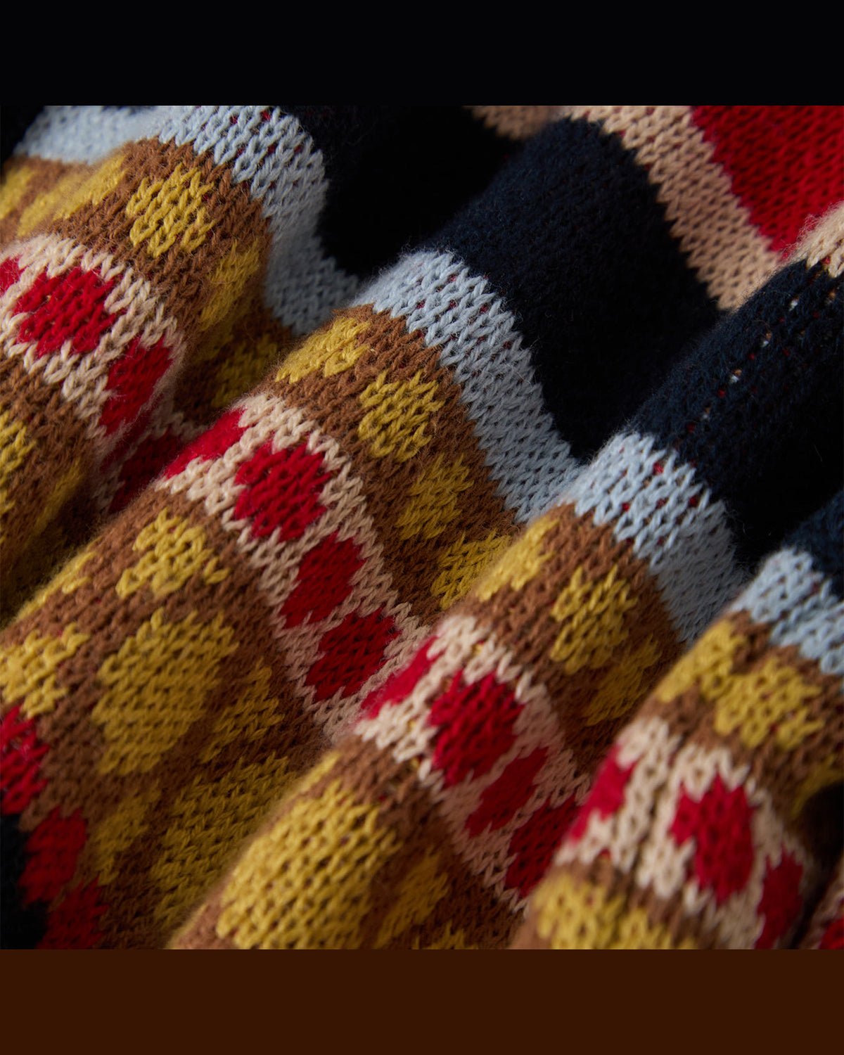 WINTER RACING CARDIGAN - MULTI RACING STRIPE