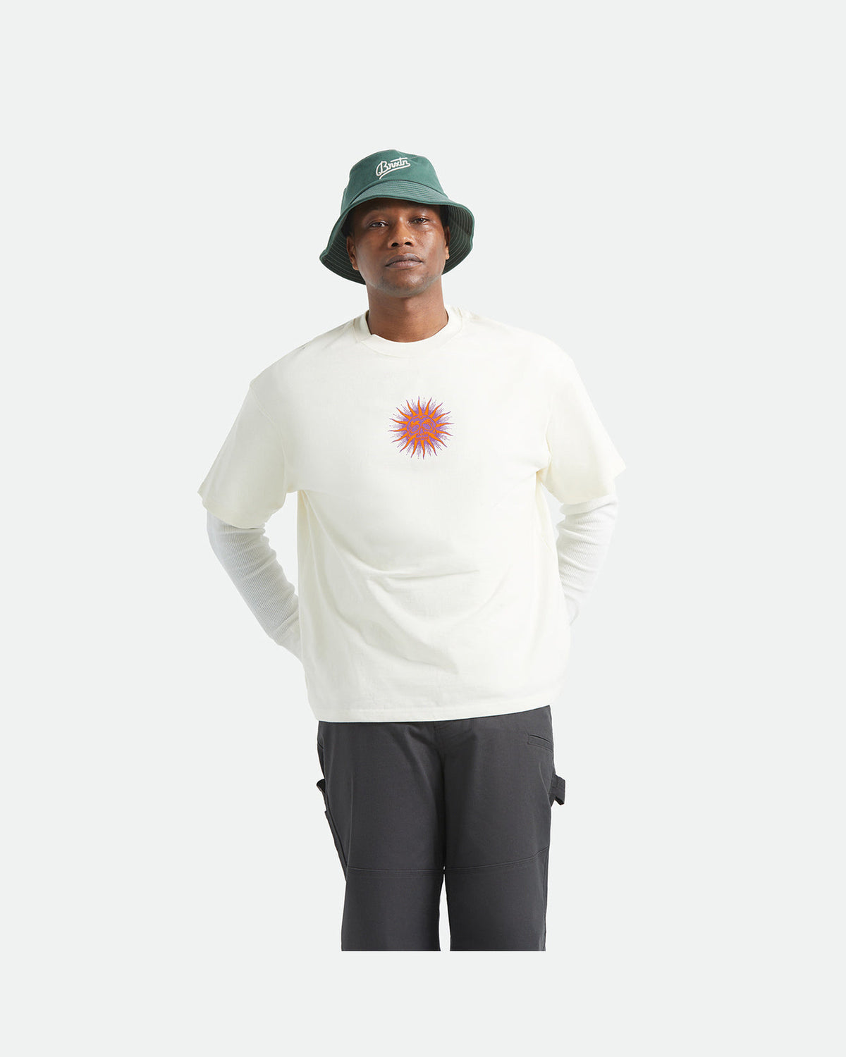 ZEPHYR S/S OVERSIZED TEE - CREAM