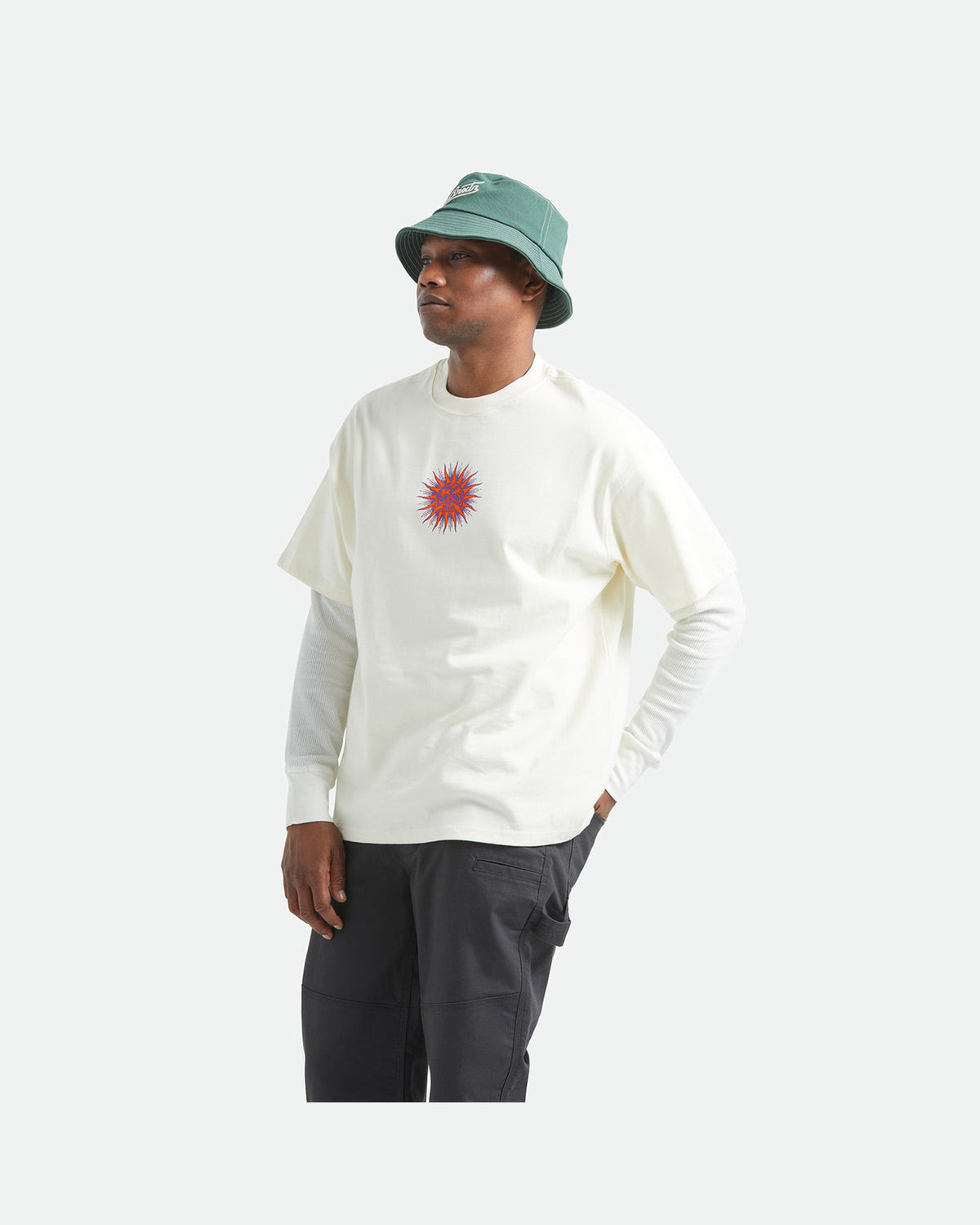 ZEPHYR S/S OVERSIZED TEE - CREAM