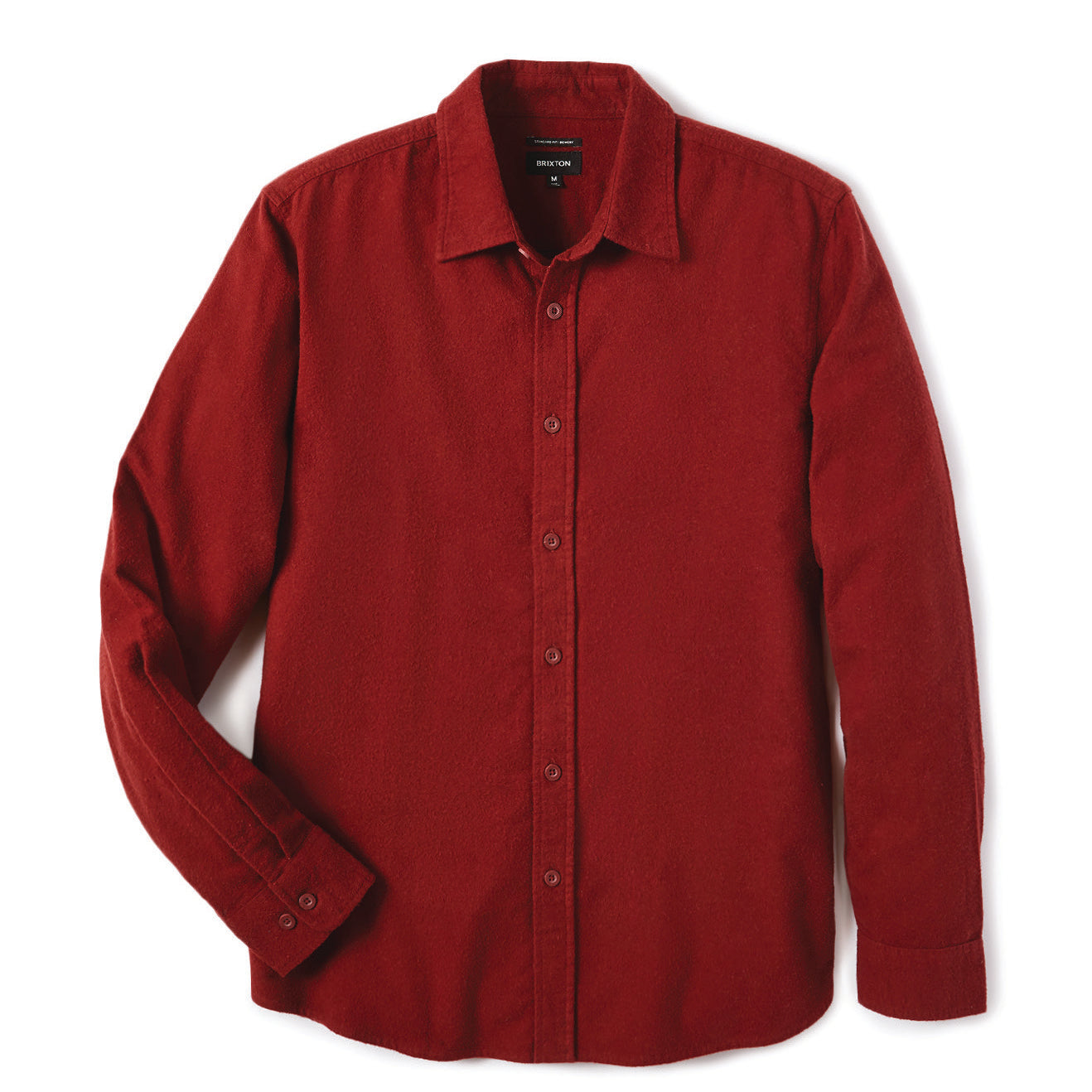 BOWERY SW NP L/S FLANNEL - DARK BRICK