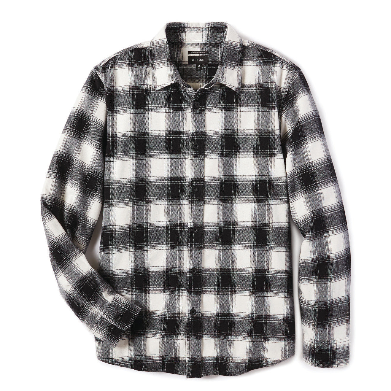 BOWERY SW NP L/S FLANNEL - OFF WHITE/BLACK