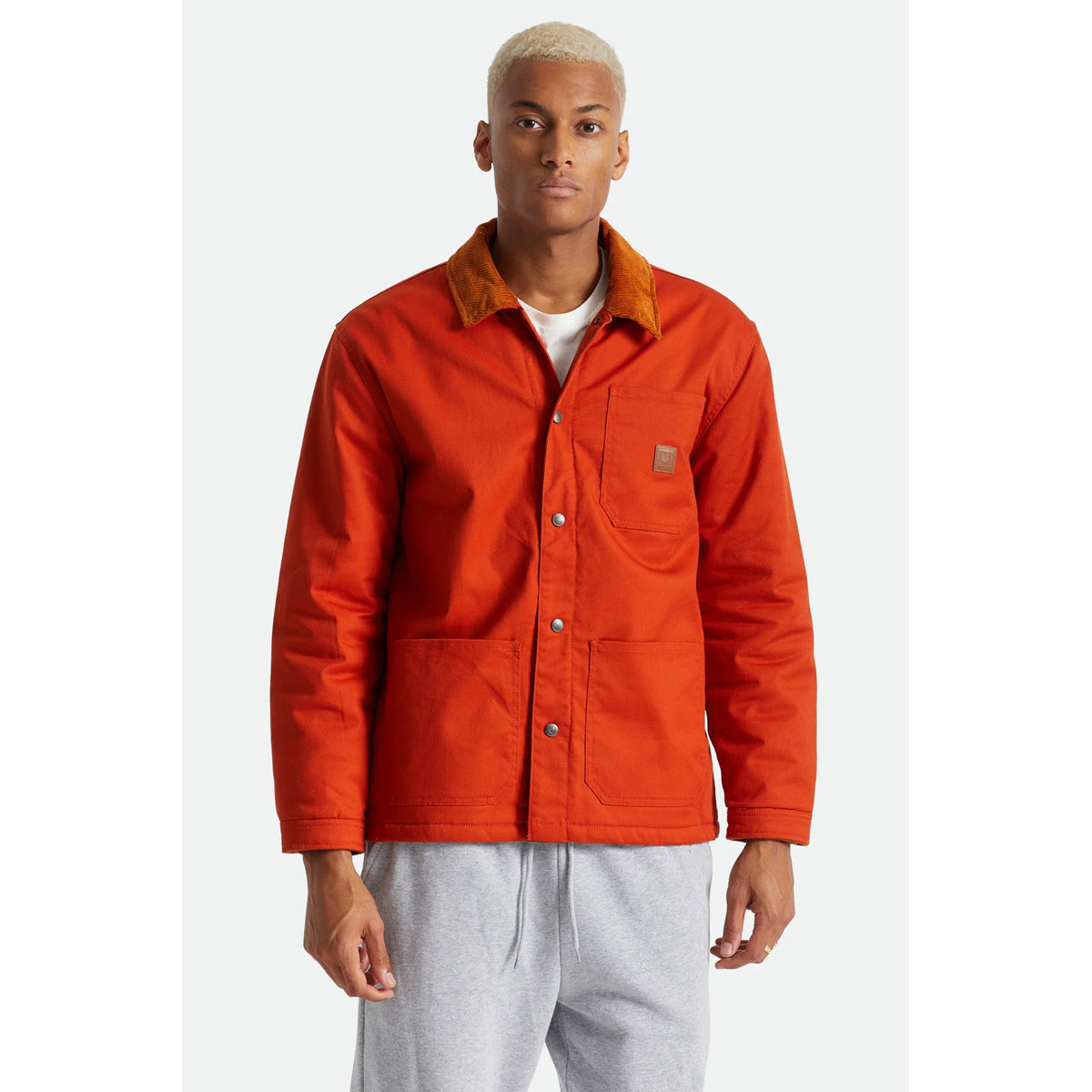 SURVEY X LINED CHORE COAT - PHOENIX ORANGE