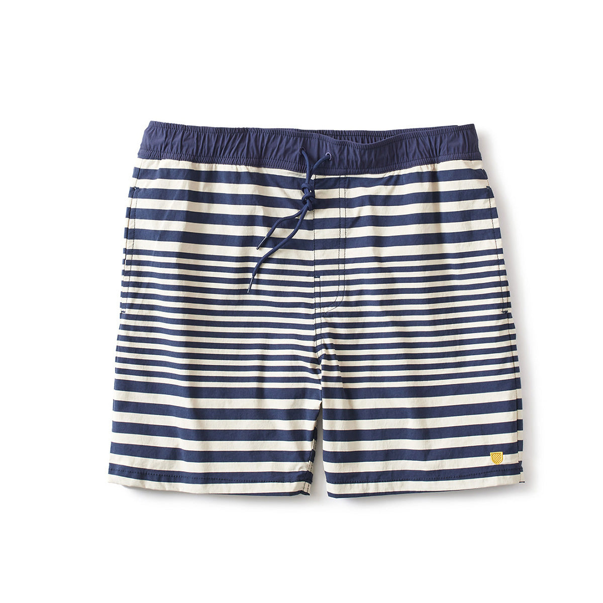 VOYAGE SHORT 18" - OFF WHITE/WASHED NAVY