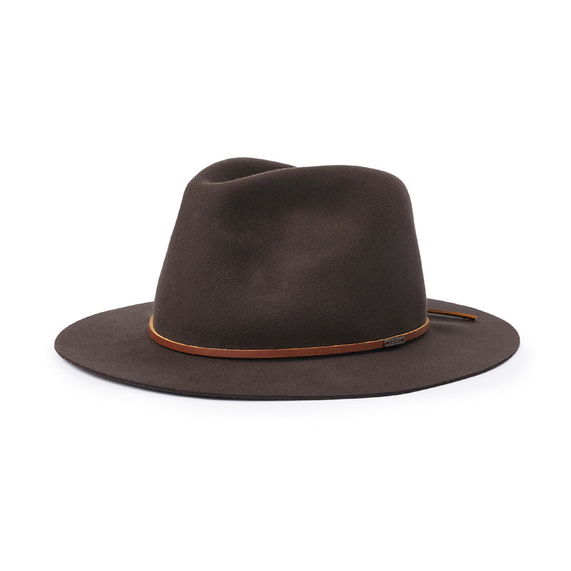 WESLEY PACKABLE FEDORA - COFFE