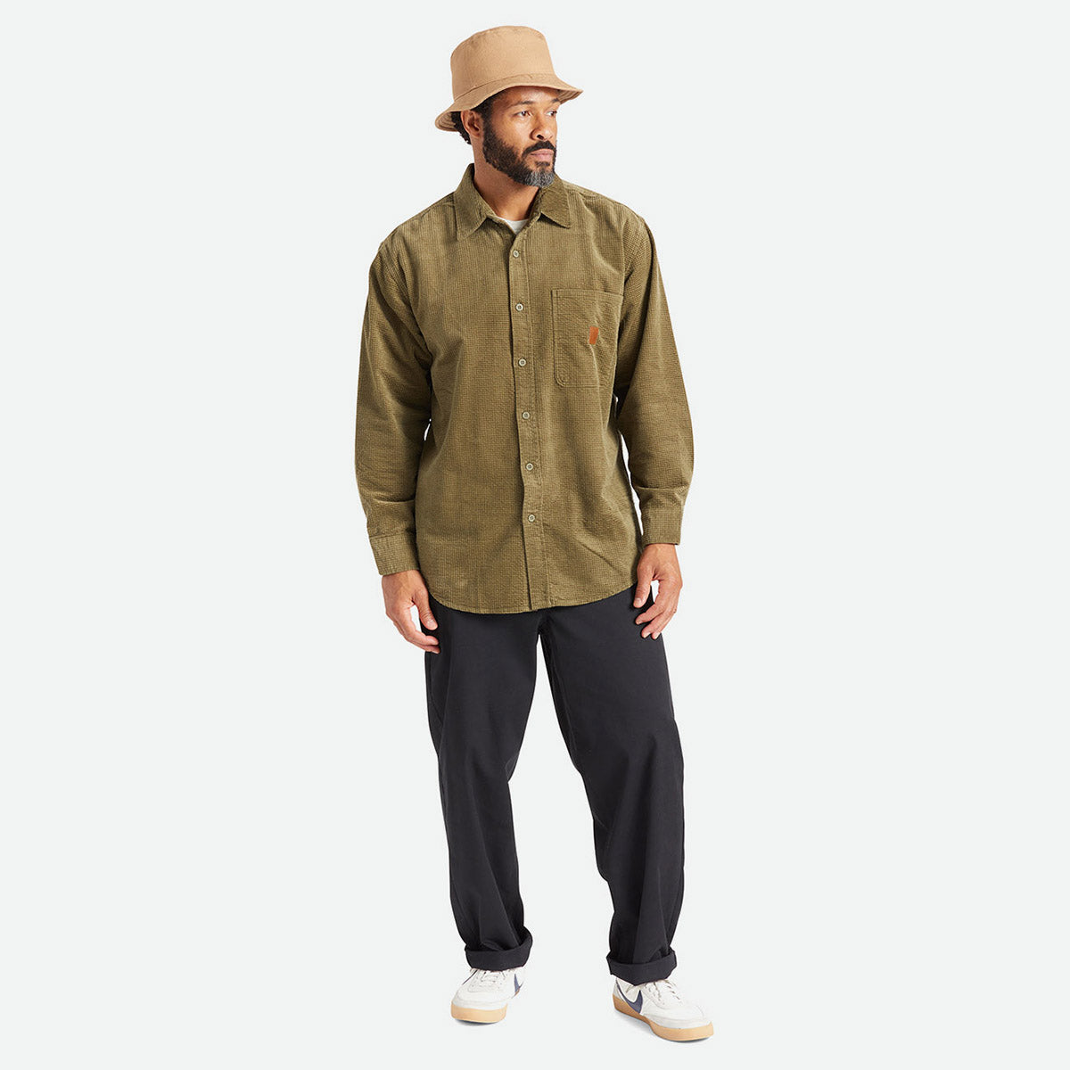 PORTER L/S WAFFLE CORDUROY